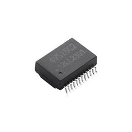 1 pcs : LAN4VSOS24151C2 - Audio & Signal Transformers LAN Txfmr, 5G BASE-T, 150uH, Open Hdr, Single Port, 24pins, 1500Vac