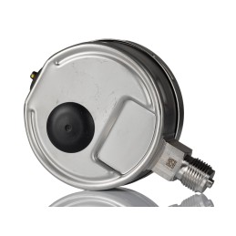 1 pcs - RS PRO G 1/2 Analogue Pressure Gauge 1bar Bottom Entry, RS Calibration, -1bar min.