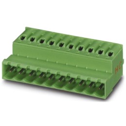 1 pcs - Phoenix Contact 5.08mm Pitch 2 Way Pluggable Terminal Block, Inverted Plug, Cable Mount, Spring Cage Termination
