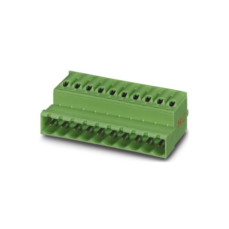 1 pcs - Phoenix Contact 5.08mm Pitch 2 Way Pluggable Terminal Block, Inverted Plug, Cable Mount, Spring Cage Termination