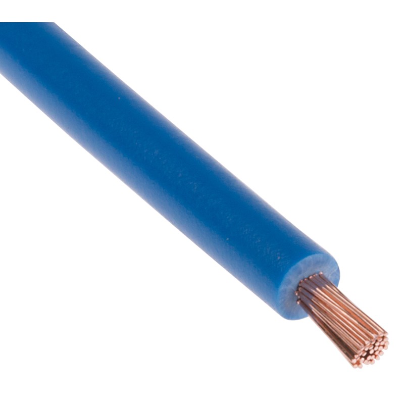 1 Reel of 25 M - RS PRO Blue 1 mm² Hook Up Wire, 18 AWG, 32/0.2 mm, 25m, PVC Insulation