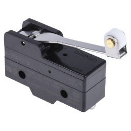 1 pcs - Omron Roller Lever Limit Switch, NO/NC, IP00, SPDT, 500V ac Max, 20A Max
