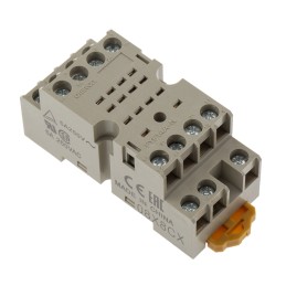 1 pcs - Omron PYF 14 Pin 250V ac DIN Rail Relay Socket, for use with MY4IN, MY4IN1, MY4IN1-D2, MY4IN-CR, MY4IN-D2, MY4N, MY4N1,