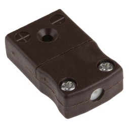 1 pcs - RS PRO In-Line Thermocouple Connector for Use with Type T Thermocouple, Miniature Size, IEC Standard