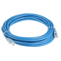 1 pcs - RS PRO Cat6 Male RJ45 to Male RJ45 Ethernet Cable, U/UTP, Blue PVC Sheath, 5m