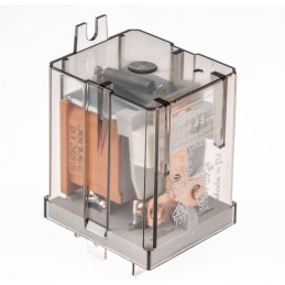 1 pcs - Finder Flange Mount Non-Latching Relay, 230V ac Coil, SPST