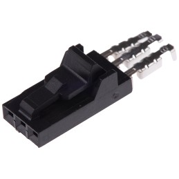 1 pcs - TE Connectivity 3-Way IDC Connector Socket for Cable Mount, 1-Row