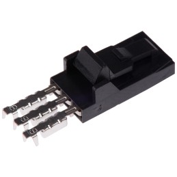 1 pcs - TE Connectivity 3-Way IDC Connector Socket for Cable Mount, 1-Row