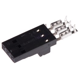 1 pcs - TE Connectivity 3-Way IDC Connector Socket for Cable Mount, 1-Row