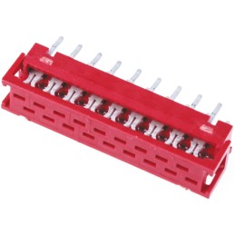 5 pcs - TE Connectivity 18-Way IDC Connector Plug for Cable Mount, 2-Row