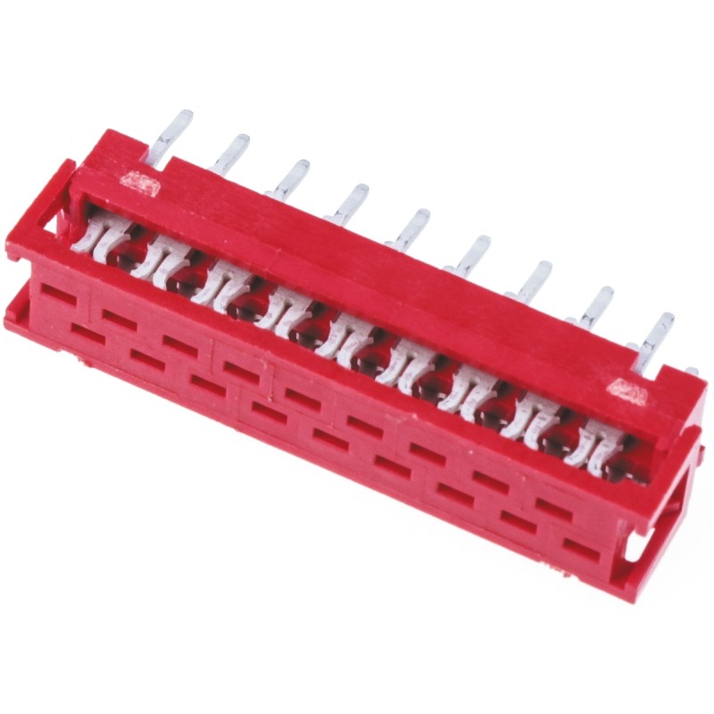 5 pcs - TE Connectivity 18-Way IDC Connector Plug for Cable Mount, 2-Row