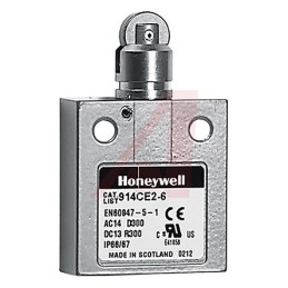 1 pcs - Honeywell 14CE, 914CE Series Roller Plunger Limit Switch, NO/NC, IP66, IP67, IP68, SPDT, Die Cast Zinc Housing, 240V ac