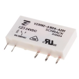 1 pcs - Wieland DIN Rail Power Relay, 24V dc Coil, 20mA Switching Current, SPDT