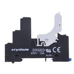 1 pcs - Sensata / Crydom ED Series 5 Pin 250V DIN Rail Relay Socket, for use with ED Series