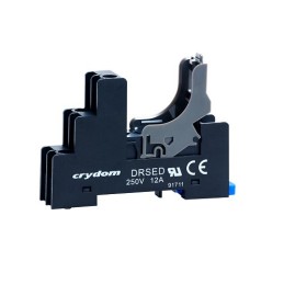 1 pcs - Sensata / Crydom ED Series 5 Pin 250V DIN Rail Relay Socket, for use with ED Series