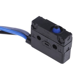 1 pcs - Crouzet Button Micro Switch, Solder Terminal, 6 A @ 250 V ac, SPDT, IP67