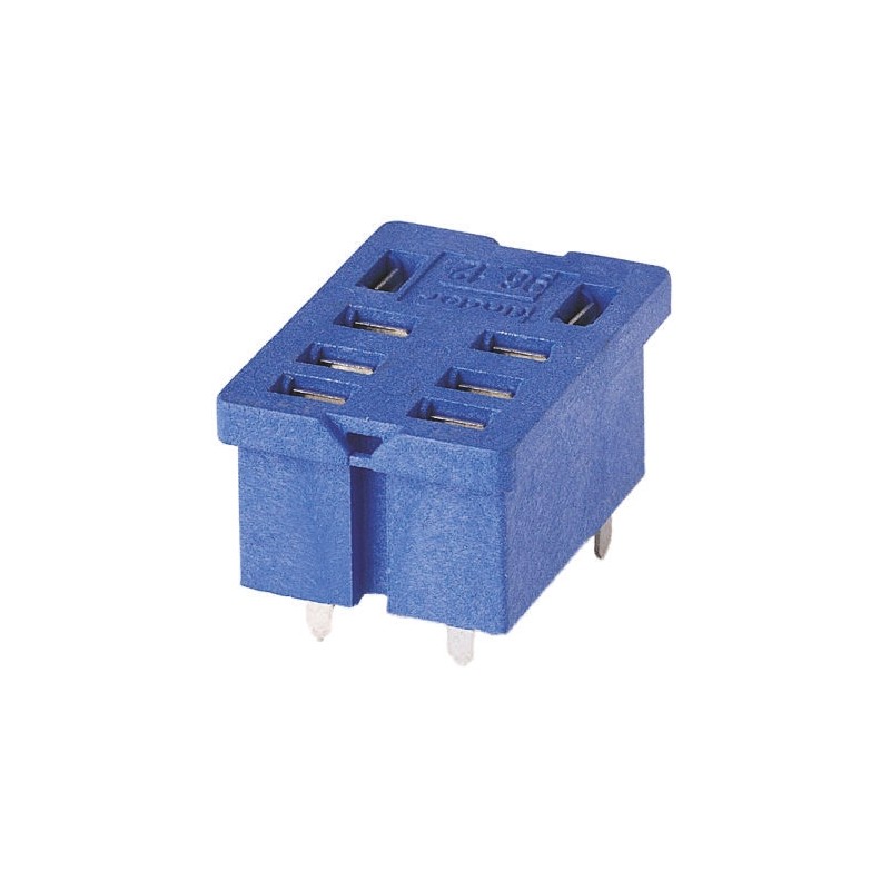 1 pcs - Finder 96 250V ac PCB Mount Relay Socket, for use with 56.32