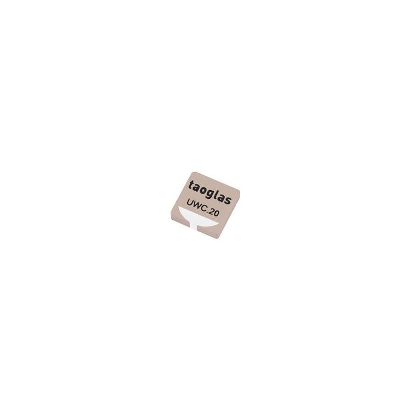 1 pcs : UWC.20 - Antennas Accura UWB UWC.20 3-5GHz & 6-9GHz Ultra Wideband (UWB) SMD Chip Antenna