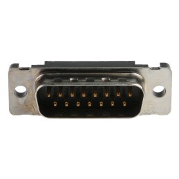 1 pcs - TE Connectivity Amplimite HDF-20 15 Way Right Angle Cable Mount D-sub Connector Plug, 2.76mm Pitch