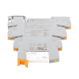 1 pcs - Phoenix Contact PLC-RPT- 24DC/ 1AU/SEN Series Interface Relay, DIN Rail Mount, 24V dc Coil, SPST, 1-Pole