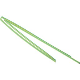1 Pack of 5 - RS PRO Heat Shrink Tubing, Green, Yellow 4.8mm Sleeve Dia. x 1.2m Length 2:1 Ratio