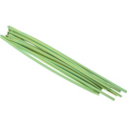 1 Pack of 5 - RS PRO Heat Shrink Tubing, Green, Yellow 4.8mm Sleeve Dia. x 1.2m Length 2:1 Ratio
