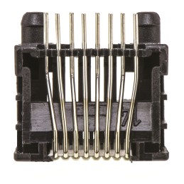 10 pcs - TE Connectivity 0-215877 Series Female RJ45 Connector, Through Hole, Cat3