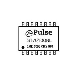 1 pcs : ST7010QNLT - Audio & Signal Transformers 10Base-T SMD NonPoE 175uH .9Ohms 1-Port