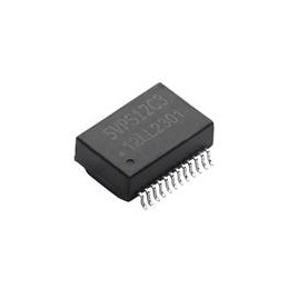 1 pcs : LAN5VSOS24121C2 - Audio & Signal Transformers LAN Txfmr, 10G BASE-T, 120uH, Open Hdr, Single Port, 24 pins, 1500Vac
