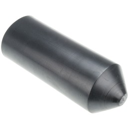 1 pcs - TE Connectivity End Cap Black, Polyolefin Adhesive Lined, 75mm