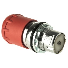 1 pcs - Allen Bradley 800FM Series Twist Release Emergency Stop Push Button, Panel Mount, 22.5mm Cutout