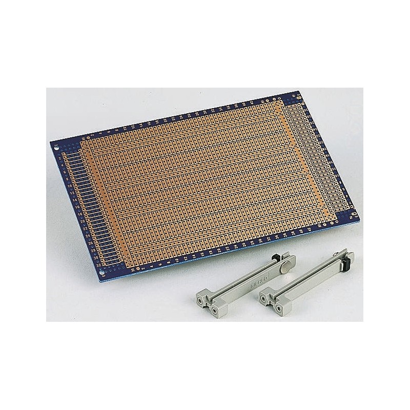 2 pcs - Essentra VMCG2-090-PBK, 1.6mm PCB Eurocard Support Track