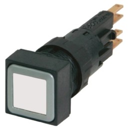 1 pcs - Eaton RMQ16 Series White Illuminated Momentary Push Button, 16mm Cutout, IP65