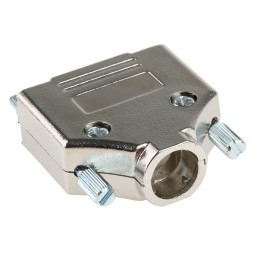 1 pcs - MH Connectors MHDTPK Series ABS D Sub Backshell, 15 Way, Strain Relief