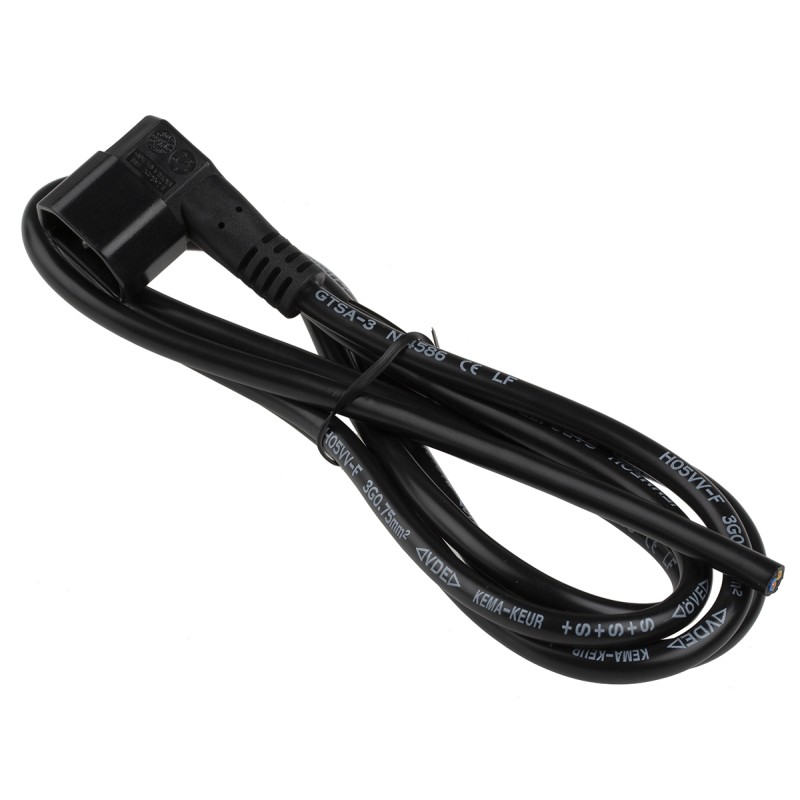 1 pcs - RS PRO IEC C14 Plug to Unterminated Power Cord, 2m