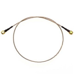 1 pcs - Mueller Electric Male SMA to Male SMA Coaxial Cable, 12in, RG316 Coaxial, Terminated