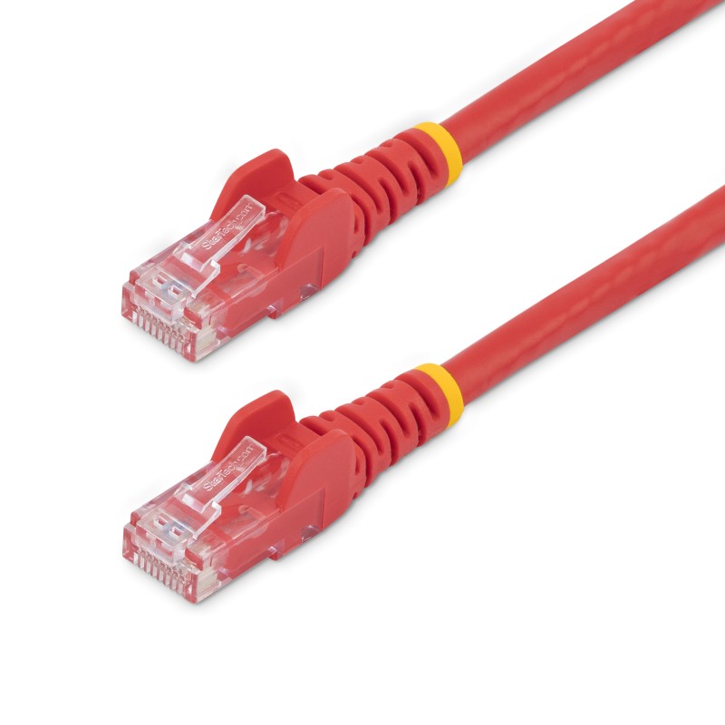 1 pcs - Startech Cat6 Male RJ45 to Male RJ45 Ethernet Cable, U/UTP, Red PVC Sheath, 5m, CMG Rated