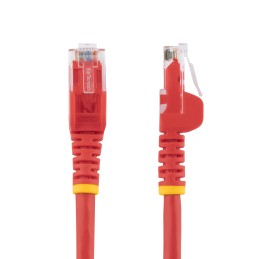 1 pcs - Startech Cat6 Male RJ45 to Male RJ45 Ethernet Cable, U/UTP, Red PVC Sheath, 5m, CMG Rated