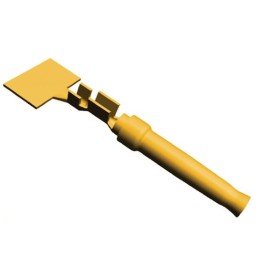 10 pcs - TE Connectivity, AMPLIMITE HDP-20 Series, size 20 Female Crimp D-sub Connector Contact, Gold over Nickel Signal, 24