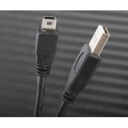 1 pcs - RS PRO USB 2.0 Cable, Male USB A to Male Mini USB B Cable, 500mm