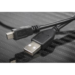 1 pcs - RS PRO USB 2.0 Cable, Male USB A to Male Mini USB B Cable, 500mm