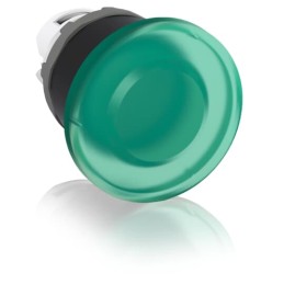 1 pcs - ABB Modular Series Green Momentary Push Button Head, 40mm Cutout