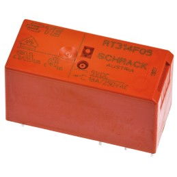 1 pcs - TE Connectivity PCB Mount Latching Power Relay, 5V dc Coil, 16A Switching Current, SPDT