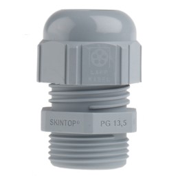1 Pack of 5 - Lapp SKINTOP Series Grey Polyamide Cable Gland, PG13.5 Thread, 6mm Min, 12mm Max, IP68