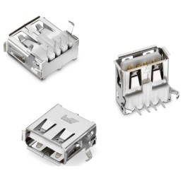 1 pcs - Wurth Elektronik 4 Way Memory Card Connector With Solder Termination