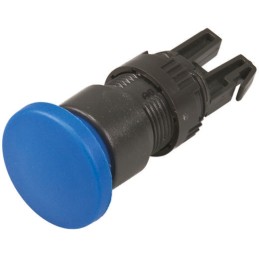 1 pcs - APEM Blue Momentary Push Button Head, IP65