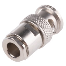 1 pcs - Radiall, Plug Cable Mount BNC Connector, 50Ω, Clamp Termination, Straight Body