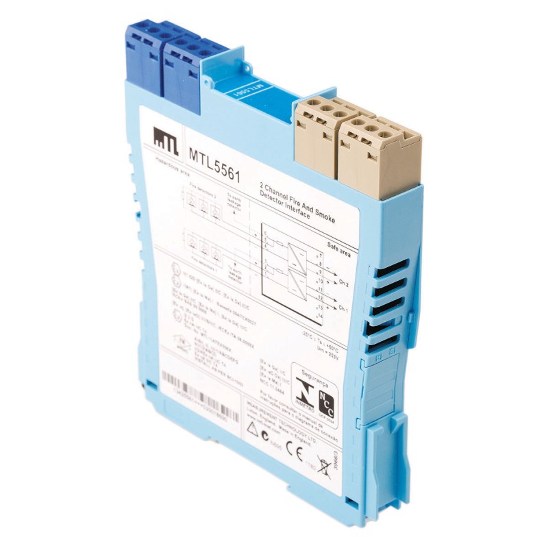 1 pcs - Eaton 2 Channel Zener Barrier, Fire & Smoke Detector Interface, ATEX