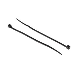 1 Bag of 1000 - RS PRO Cable Tie, 300mm x 7.6 mm, Black Nylon, Pk-1000