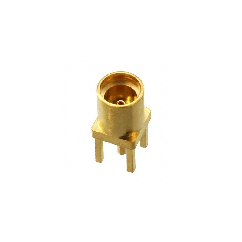 1 pcs - Molex, jack Through Hole Micro Miniature Coaxial Connector, Solder Termination, Straight Body